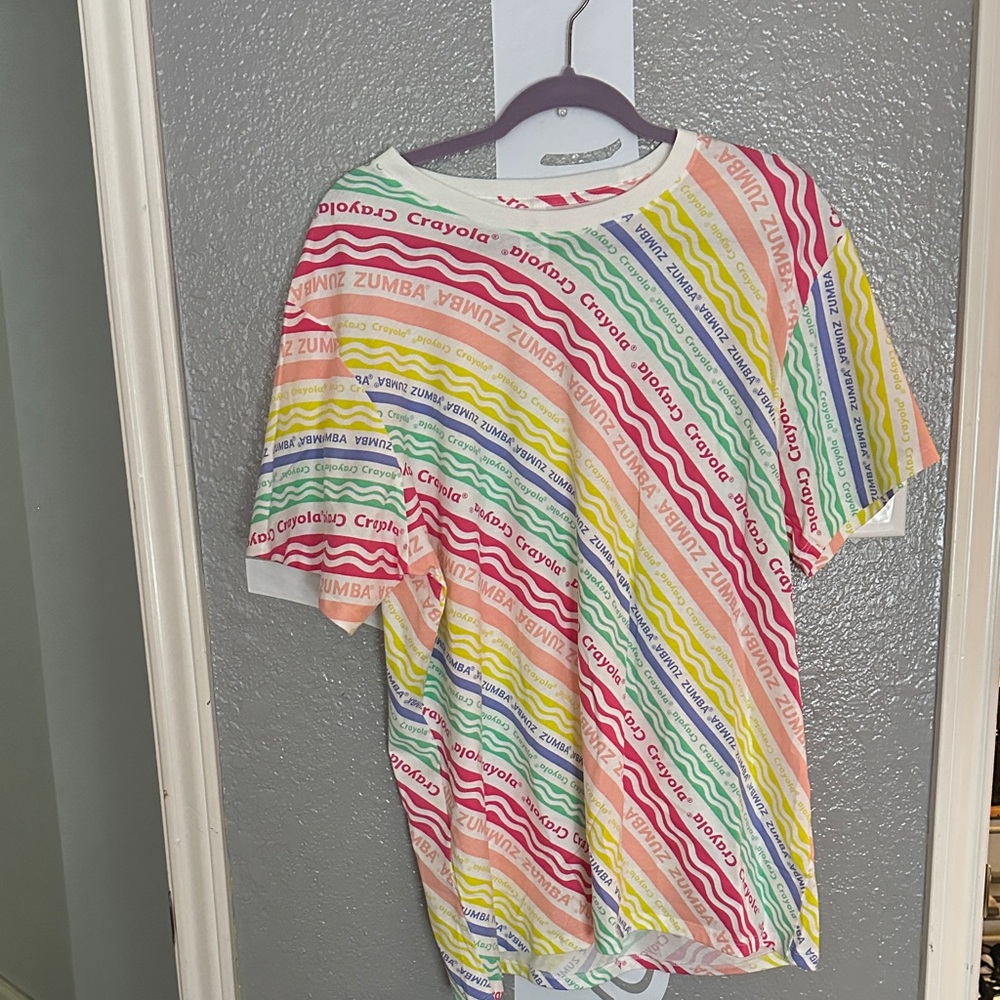 Zumba Fitness Multicolor Crayola Tee